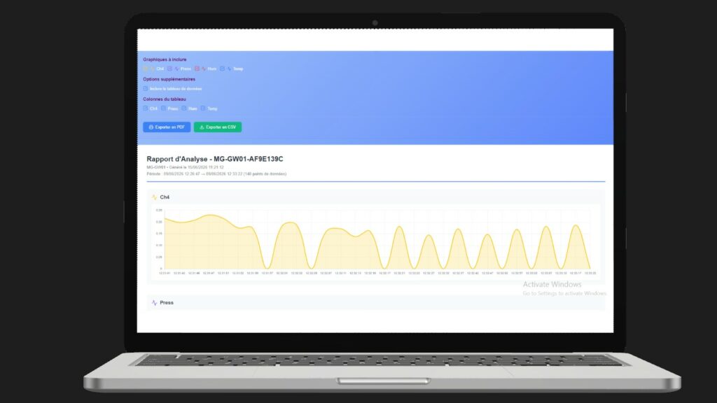 Module de génération de rapports d'analyse.